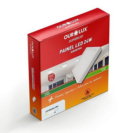 Painel Led Sobrepor 24w Biv Quadrado
