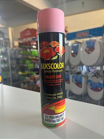 Tinta Spray Rosa Brilhante