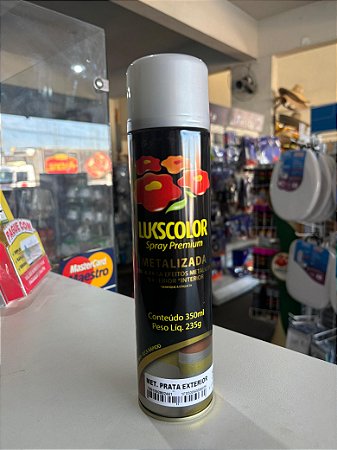 Tinta Spray Metálico Prata Exterior
