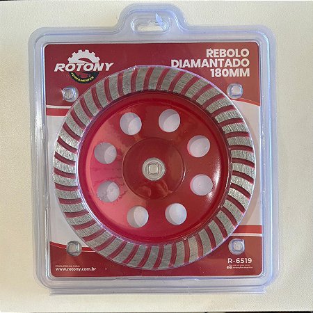 Disco Rebolo Diamantado Desbaste 180mm