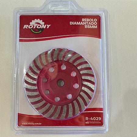 Disco Rebolo Diamantado Desbaste 115mm