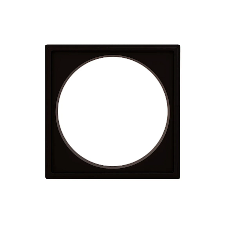 Porta Grelha Universal Quadrado Preto