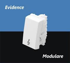 Módulo Pulsador Campainha 16A/250V - Modulare / Evidence