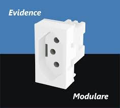 Módulo Tomada 2P+T 250V - Modulare / Evidence