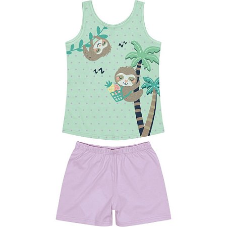 Pijama Malwee Infantil Menina Cavado