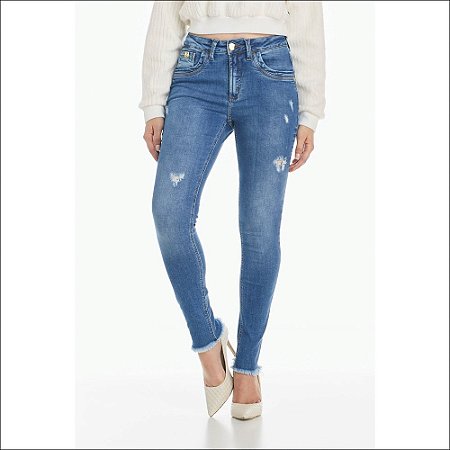 Calça Jeans Osmoze Cigarrete Mid Rise