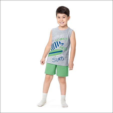 Pijama Malwee Infantil Menino Cavado