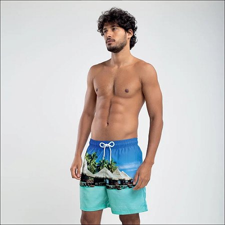 Shorts Mash Estampado Paradise