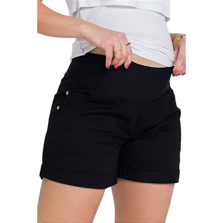 Short Emma Fiorezi Gestante Brim Elastic