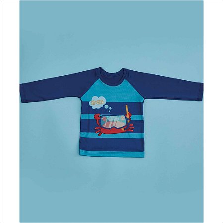 Blusa Baby Cia do Broto Manga Longa