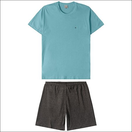 Pijama Malwee Masculino Manga Curta