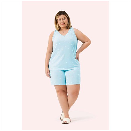Bermudoll Lua Encantada em Microfibra Plus Size