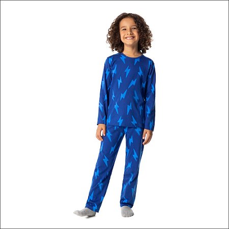 Pijama Malwee Juvenil Menino Manga Longa