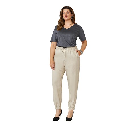 Blusa Realist Manga Curta Em Suede Plus Size