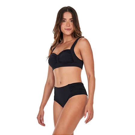 Biquíni Alto Giro Fax Lady Drapeado