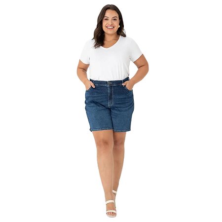 Bermuda Malwee Plus Size Boyfriend