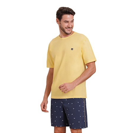 Pijama Lua Encantada Manga Curta Masculino