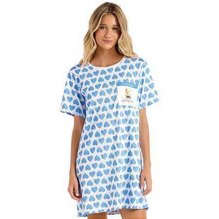 Camisola Cor Com Amor Manga Curta