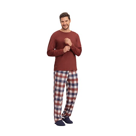 Pijama Lua Encantada Masculino Manga Longa