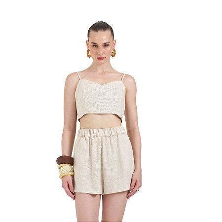Shorts Monnari em Linho
