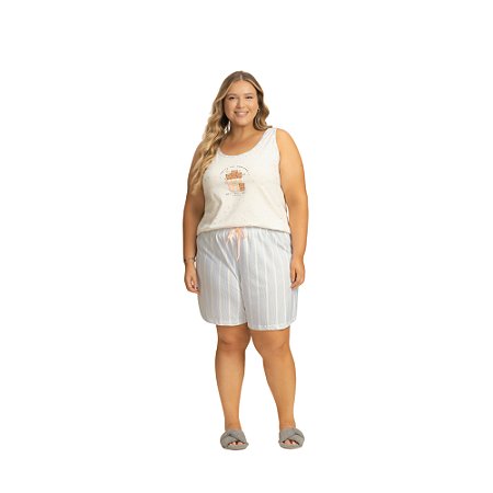 Bermudoll Lua Encantada Plus Size Cavado