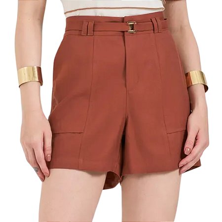 Bermuda MONNARI de Alfaiataria em Viscose