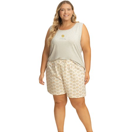 Bermudoll Lua Encantada Cavado Plus Size