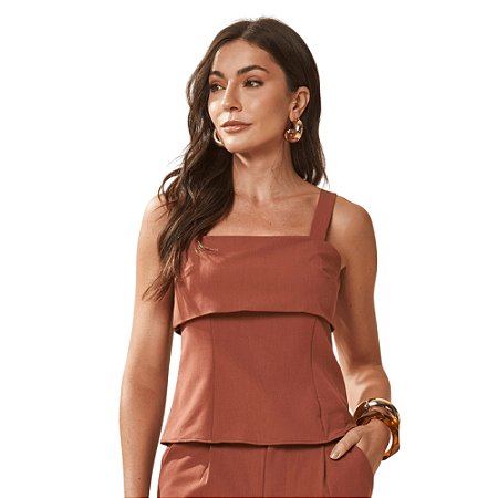 Blusa Doce Trama em Alfaiataria