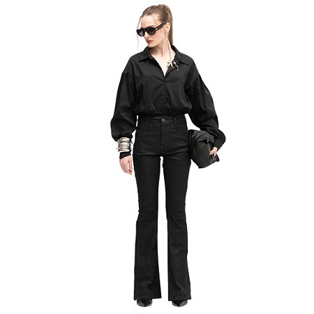 Calça MONNARI Flare Resinada