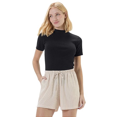Blusa Cor Com Amor Gola Alta