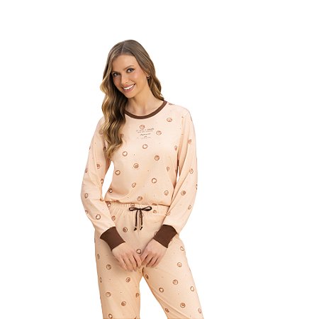 Pijama Lua Encantada Manga Longa