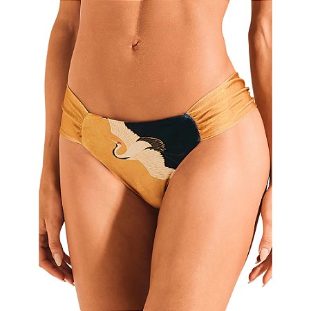 Calcinha De Chelles Biquini Lateral Drapeada Dupla Face