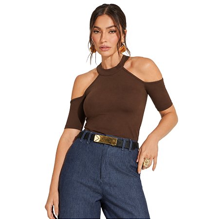 Blusa Gatos e Atos Gola Alta