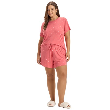 Short Doll Cor Com Amor Plus Size