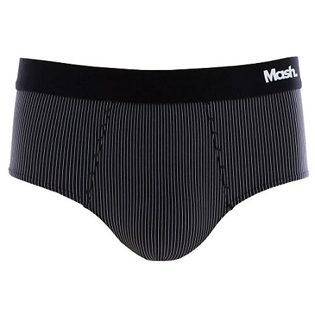 Cueca Slip Mash  Microfibra Risca de Giz