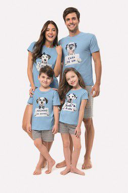 Pijama Malwee  Masculino Manga Curta