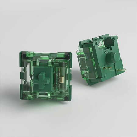 Switch Para Teclado Mecânico Akko, Linear, Kit Com 45 Unidades, Match Green (Lubed)