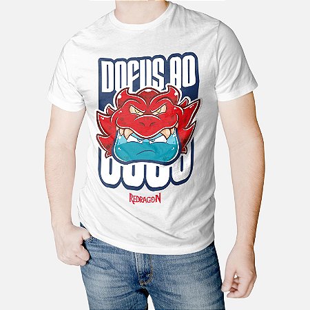Camiseta Dofus Network Redragon branca
