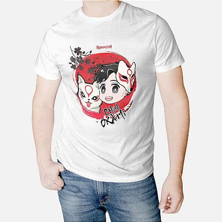 Camiseta Chin Okami Network Redragon branca