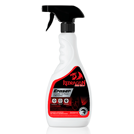 LIMPA PNEUS E BORRACHAS REDRAGON AUTO CARE ERASER 500 ML