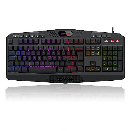 Teclado Gamer Redragon Harpe 2 RGB, ABNT2, K503RGB