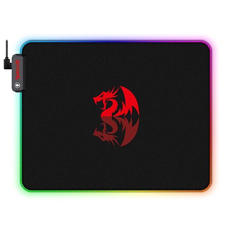 MOUSEPAD GAMER REDRAGON PLUTO RGB 330X260X3MM, P026