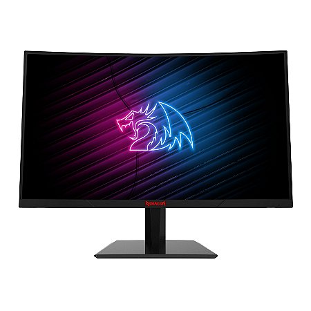 Monitor Gamer Redragon 24" Mirror Tela Curva  144Hz, Full HD, 1ms, Freesync, Painel VA