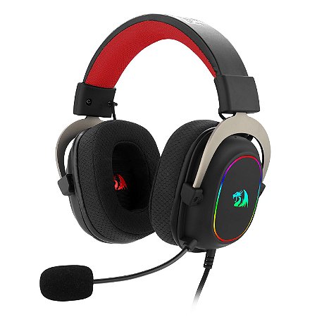 Headset Gamer Redragon Zeus X RGB USB 7.1 Surround Sound Virtual H510-1RGB