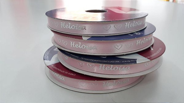 Fita de cetim personalizada 10mm - 200 metros