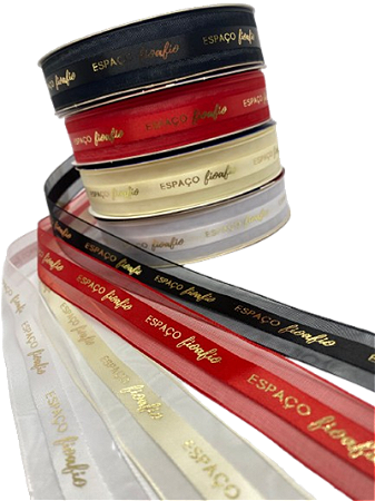 Fita Voal Personalizada 22mm - 100 Metros