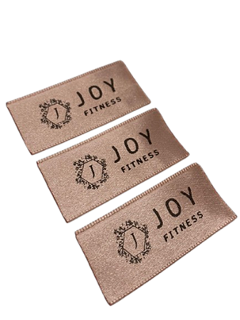 Etiqueta de cetim personalizada - 1.000 unidades - 2,2 x 6 cm