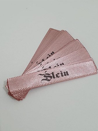 Etiqueta de cetim personalizada - 10mm x 7cm - 300 unidades