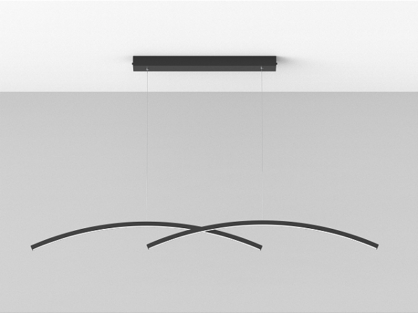 Pendente LINEAR CURVO DUPLO