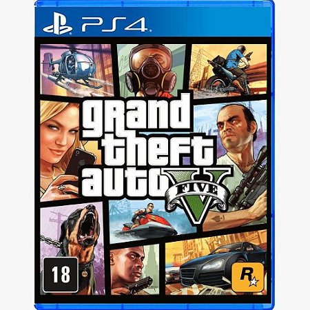 Grand Theft Auto V (GTA 5) Ps4 Mídia Digital - Criador Games - A loja de  Games Mídia Digital do Brasil!